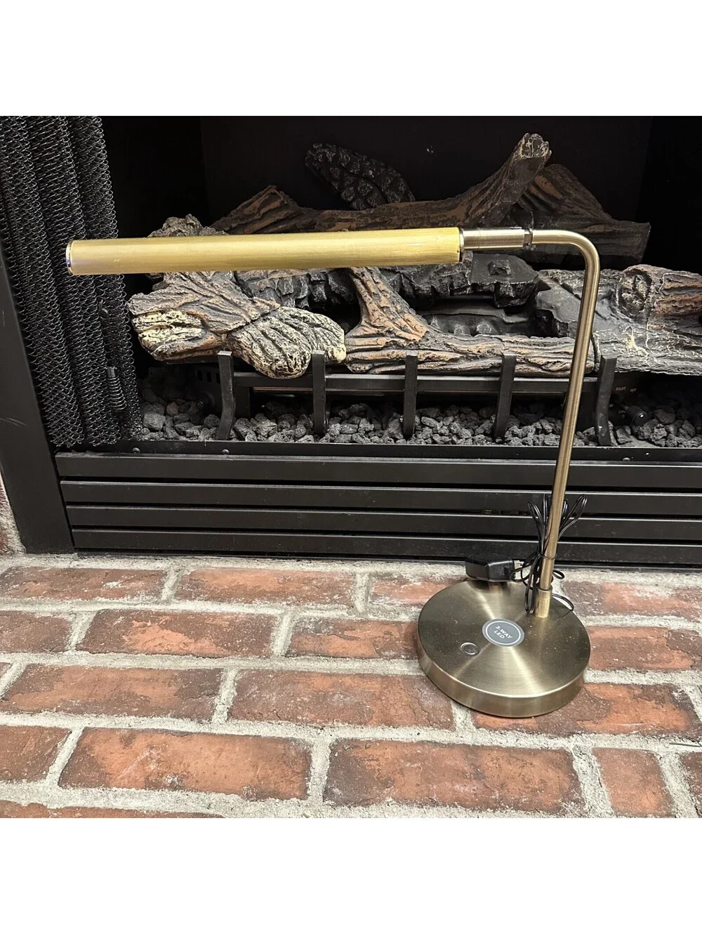 Vintage Gold Touch Lamp 3 Way LED Bedside Table Nightstand Light Lamp Brass Used
